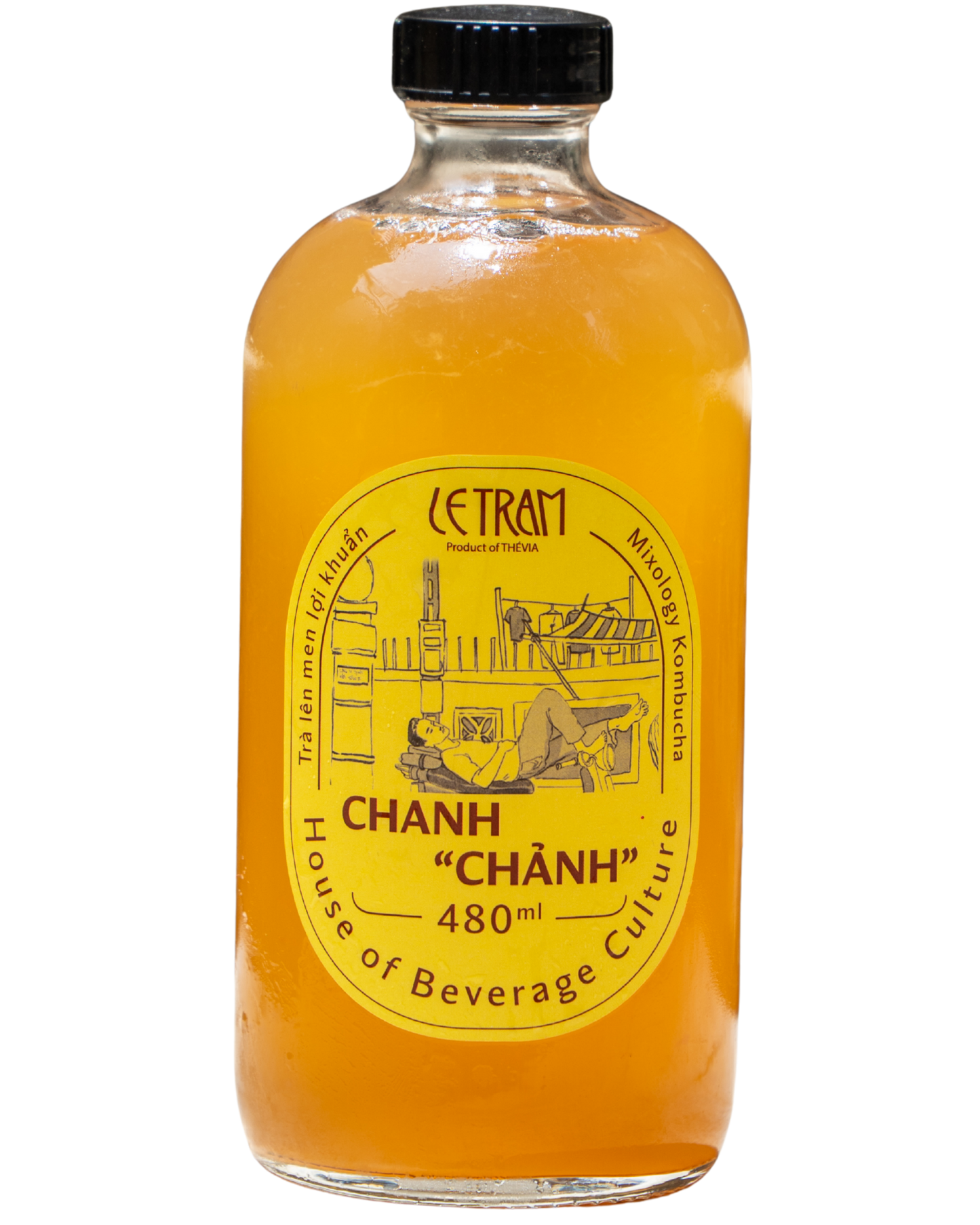 Kombucha Chanh "Chảnh" - Size L 480ml